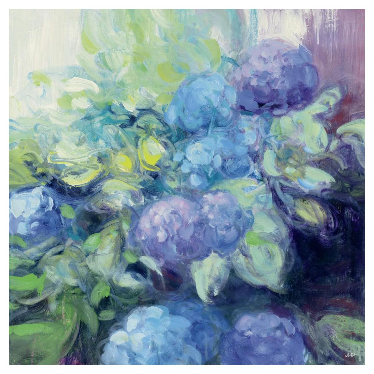 Bright Hydrangea III -Paper Art-42"x42"