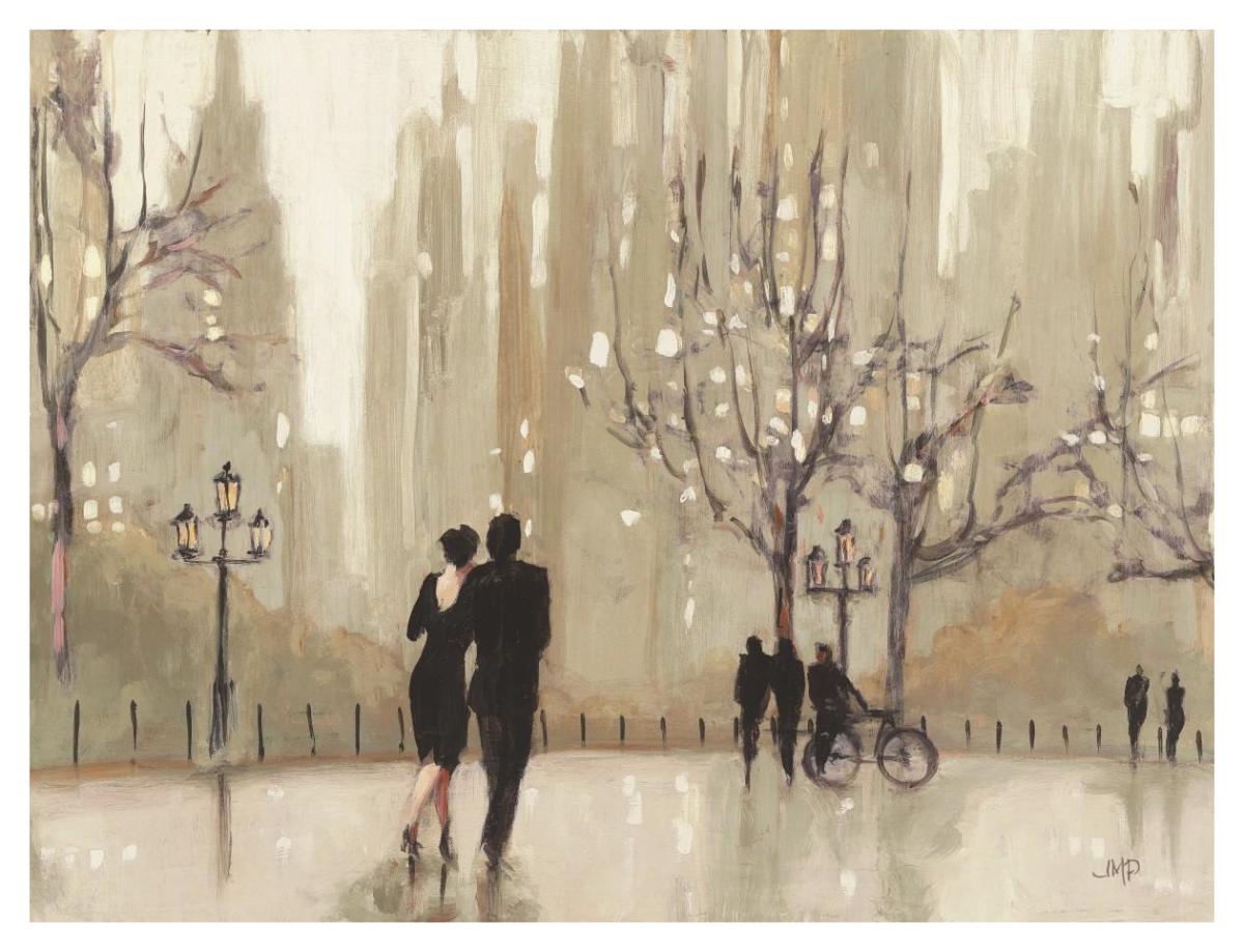 An Evening Out Neutral -Paper Art-42"x32"