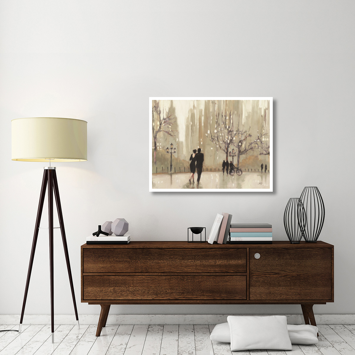 An Evening Out Neutral -Paper Art-42&quotx32"