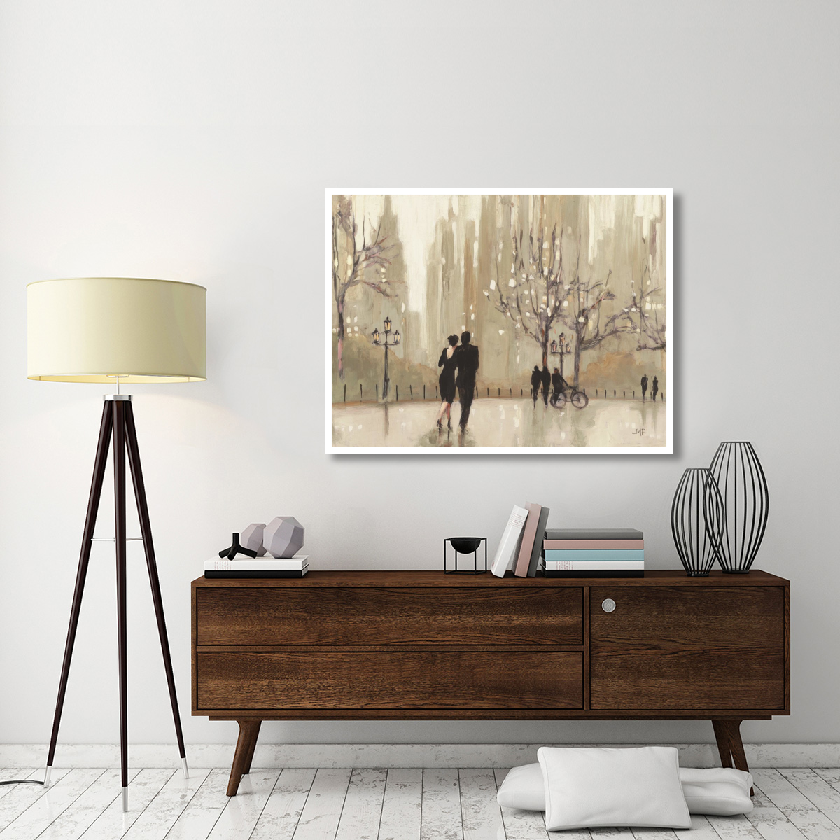 An Evening Out Neutral -Paper Art-50&quotx38"