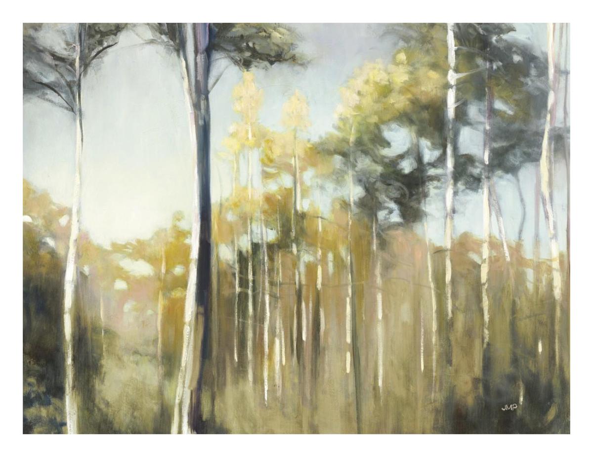 Aspen Reverie -Paper Art-26"x20"