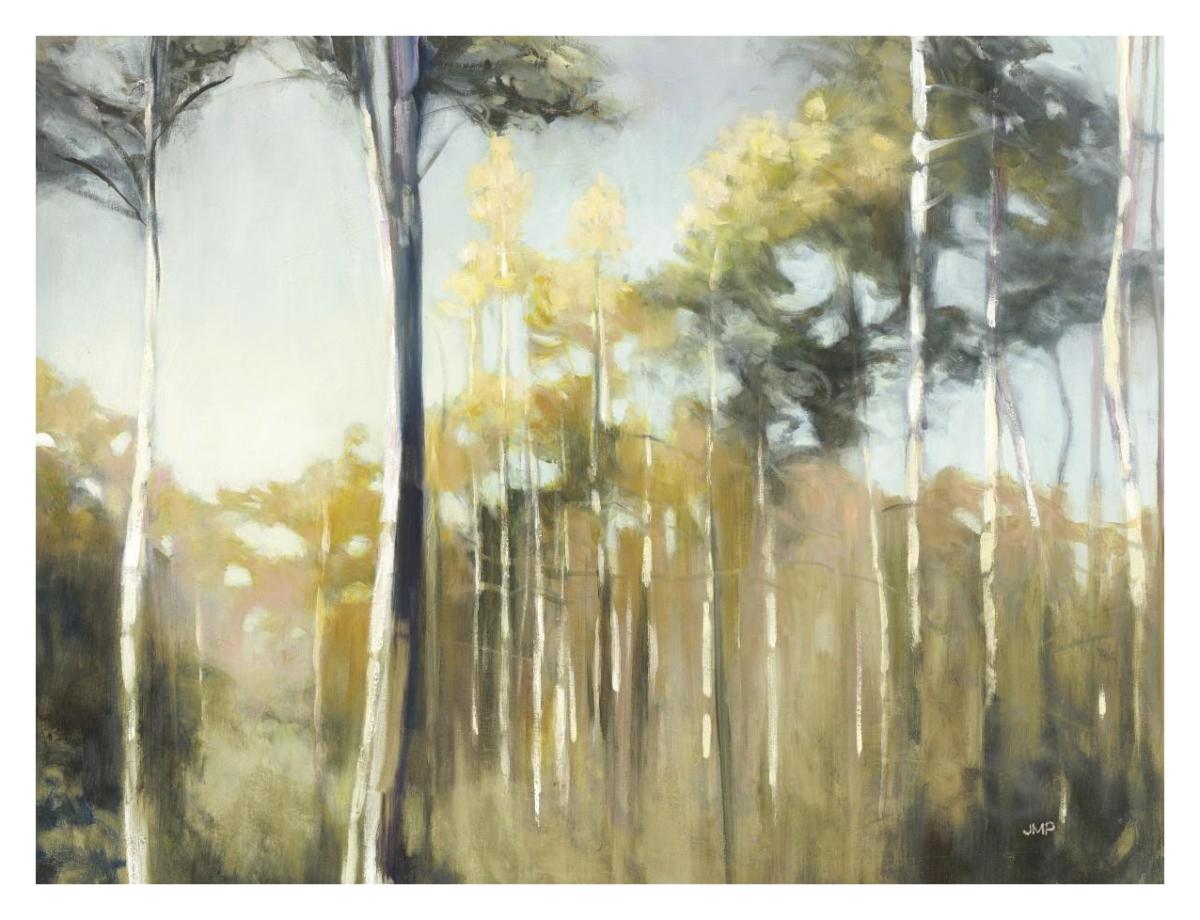 Aspen Reverie -Paper Art-34"x26"