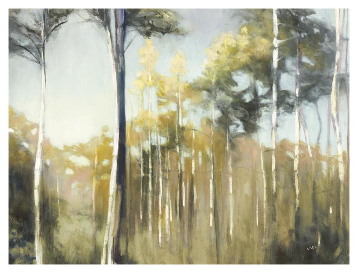 Aspen Reverie -Paper Art-42"x32"