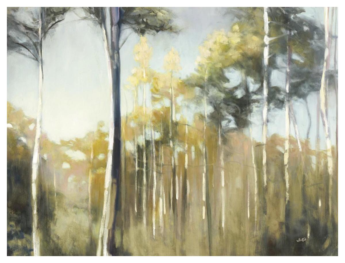 Aspen Reverie -Paper Art-50"x38"