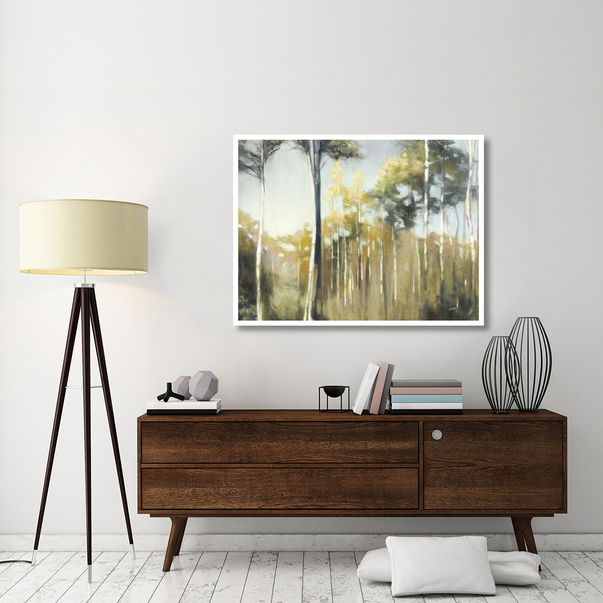 Aspen Reverie -Paper Art-50&quotx38"