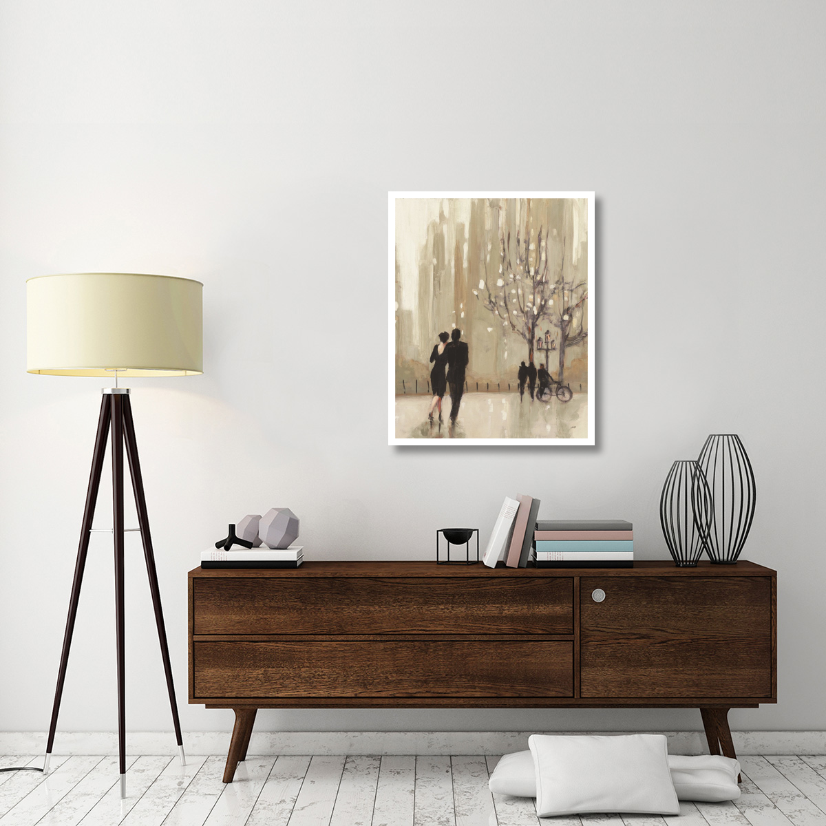 An Evening Out Neutral Cop -Paper Art-30&quotx37"