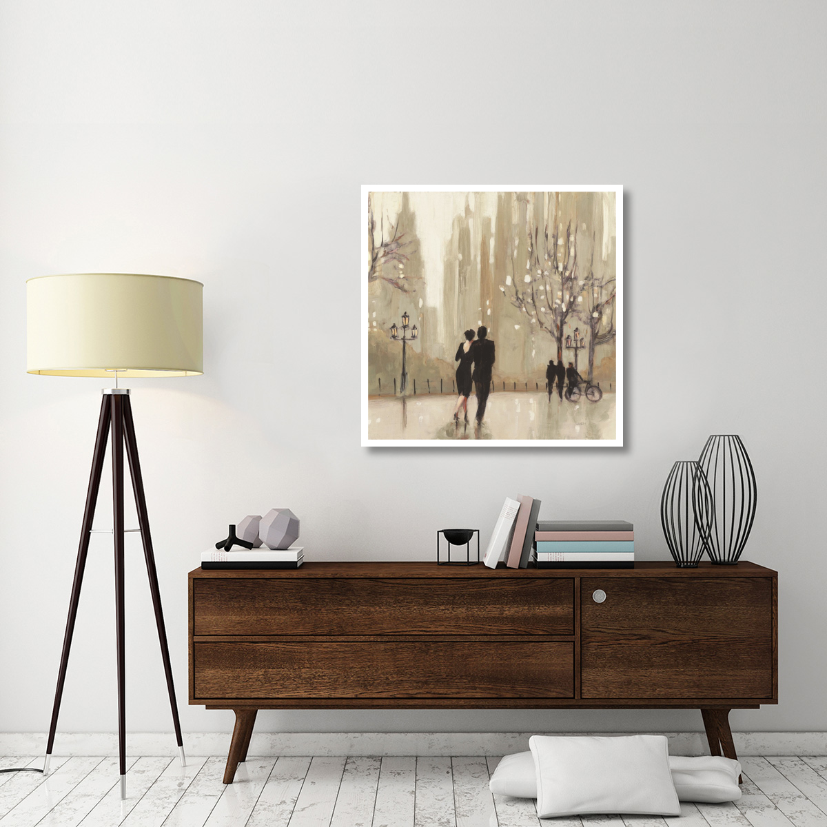 An Evening Out Neutral Crop -Paper Art-38&quotx38"