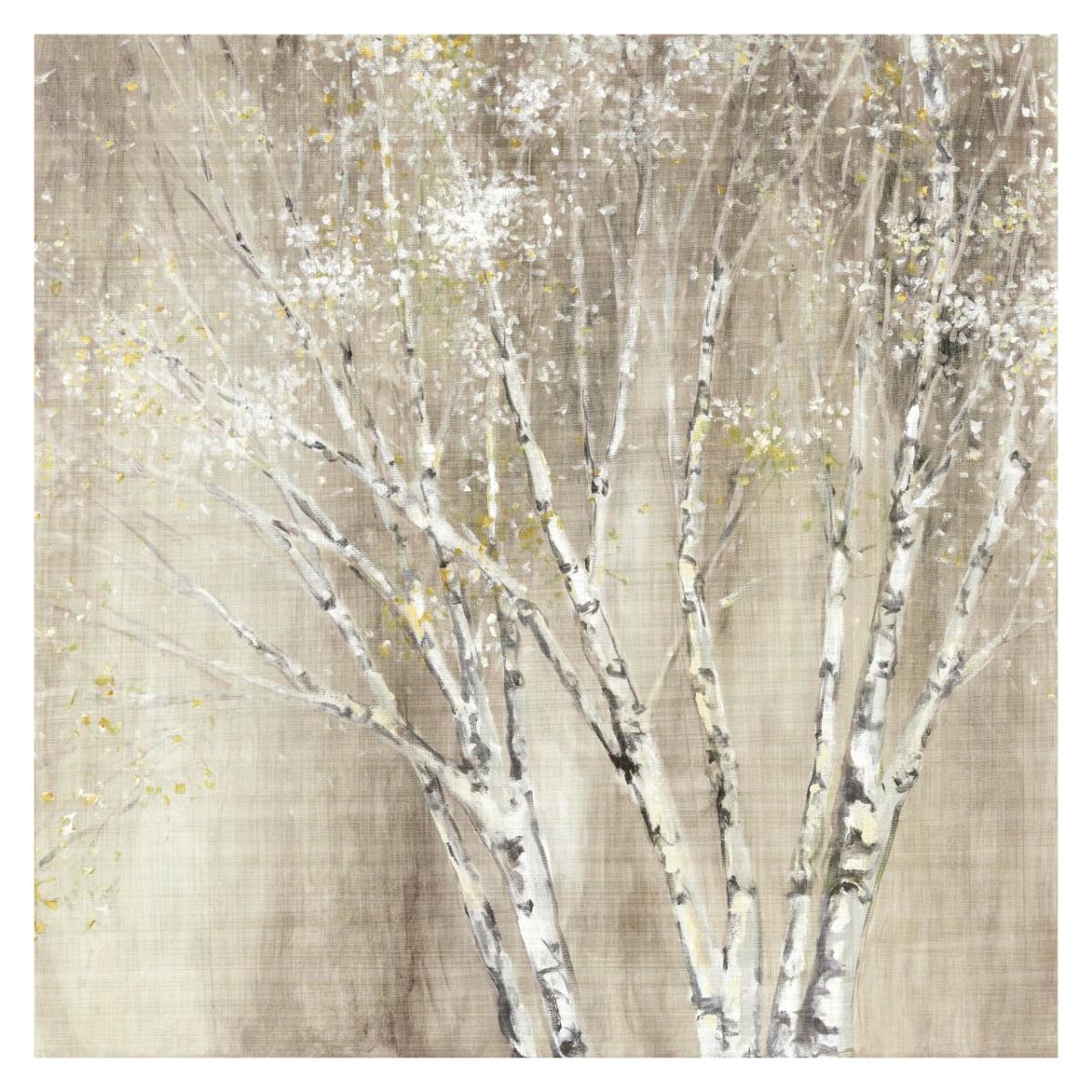 Blue Birch Neutral -Paper Art-32"x32"