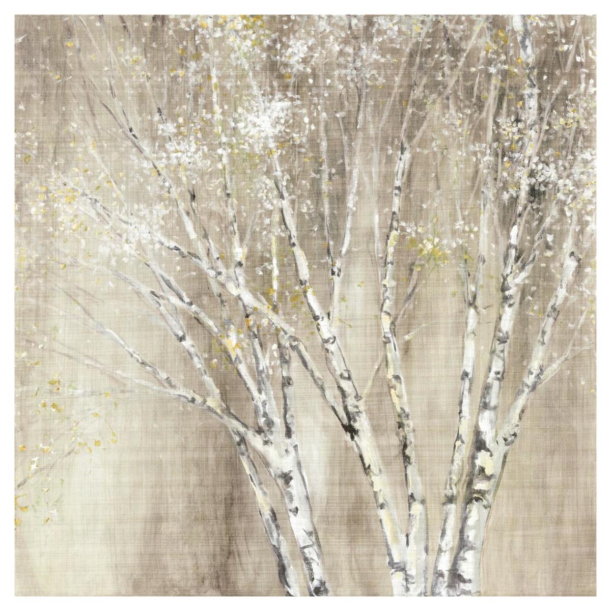 Blue Birch Neutral -Paper Art-42"x42"