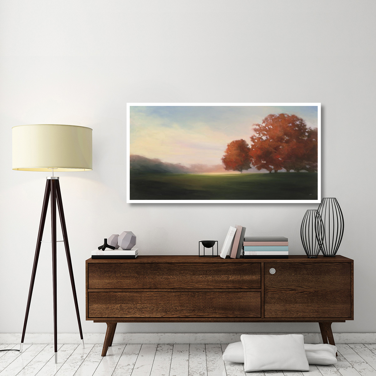La Plage en Hiver -Paper Art-62&quotx32"