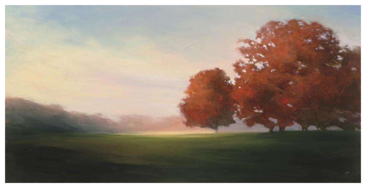 La Plage en Hiver -Paper Art-74"x38"