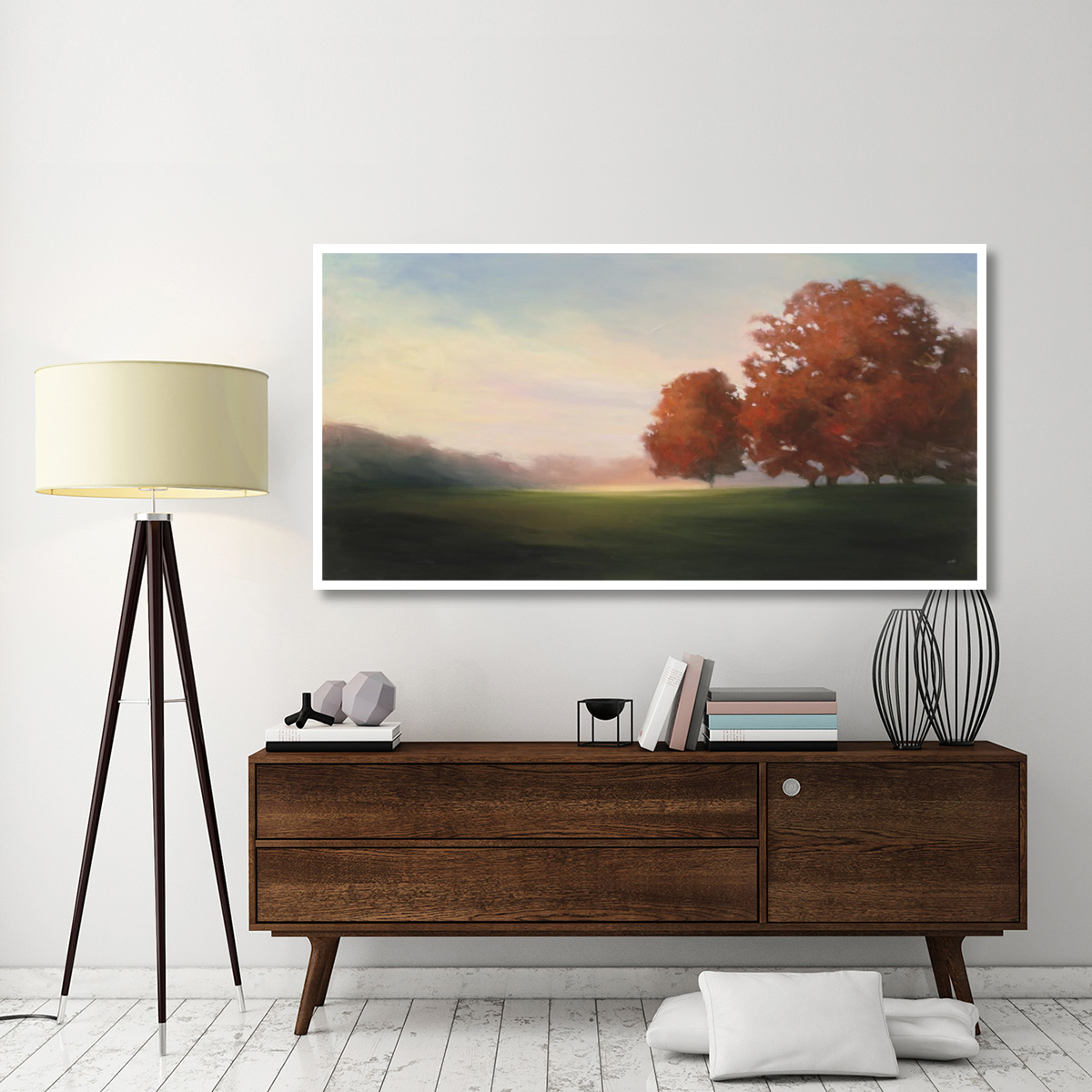 La Plage en Hiver -Paper Art-74&quotx38"