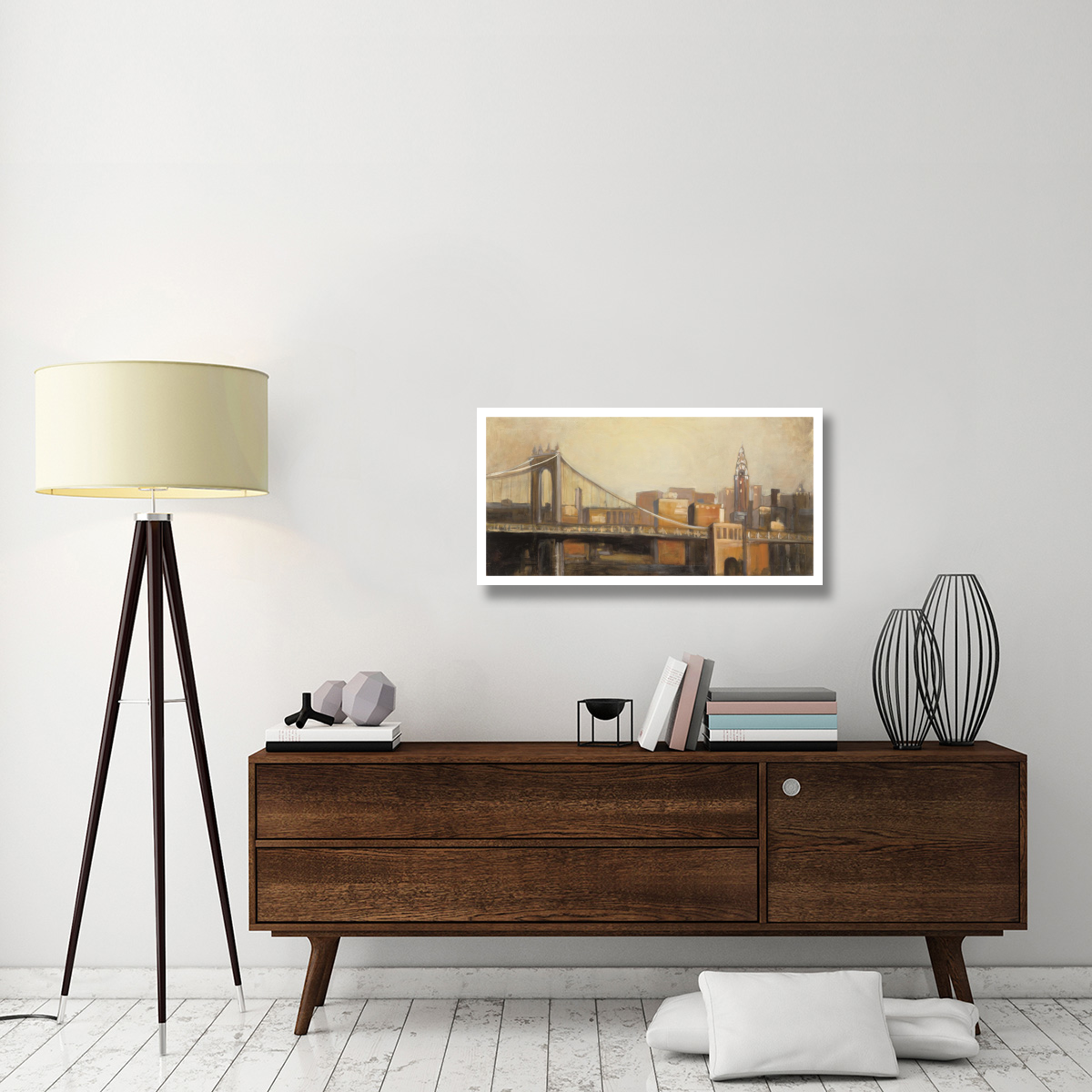 NYC Dawn -Paper Art-38&quotx20"