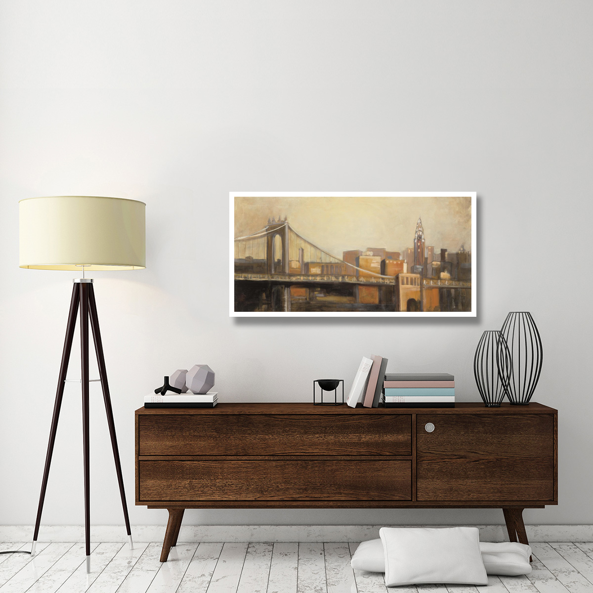 NYC Dawn -Paper Art-50&quotx26"