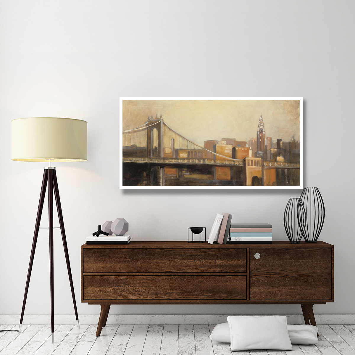 NYC Dawn -Paper Art-62&quotx32"