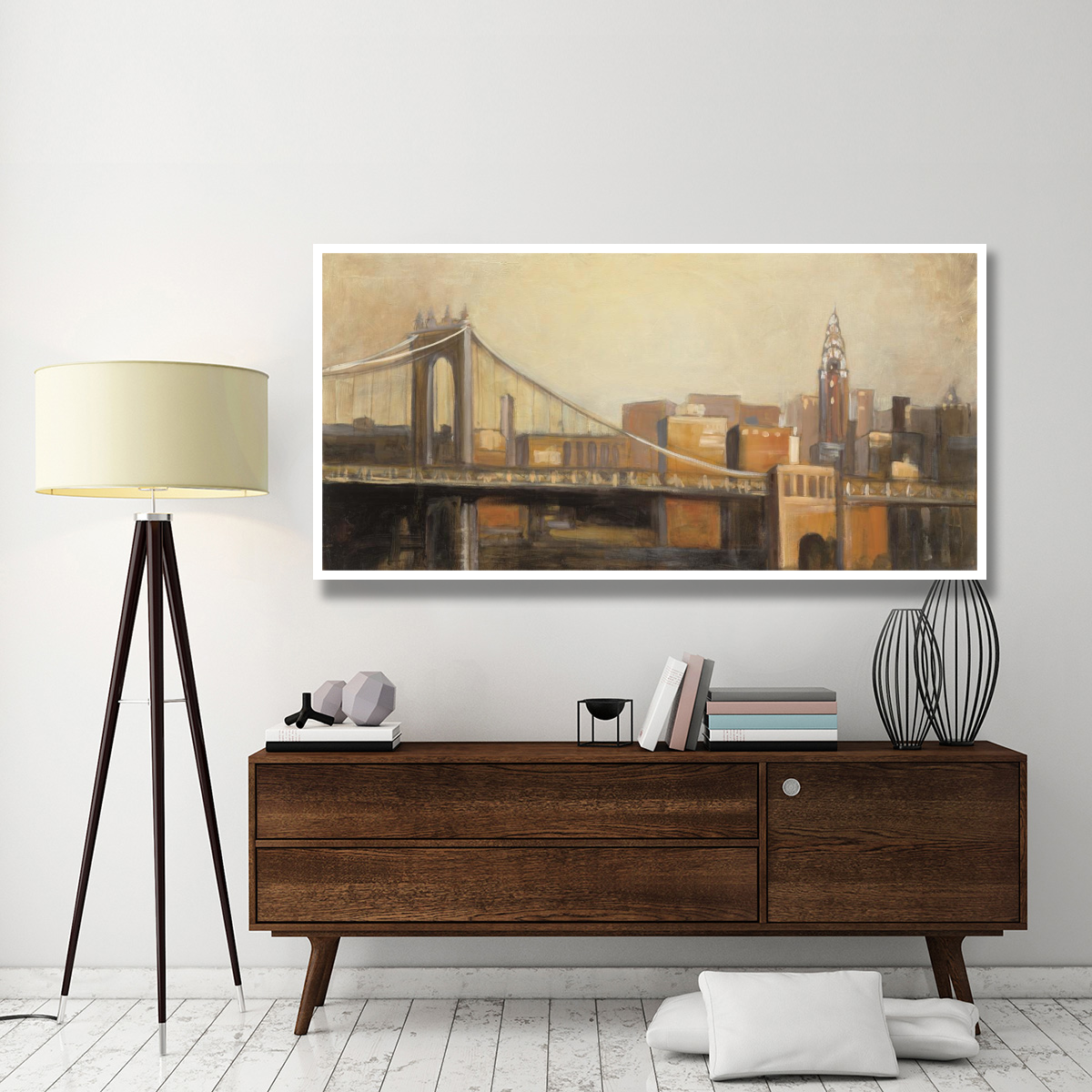 NYC Dawn -Paper Art-74&quotx38"