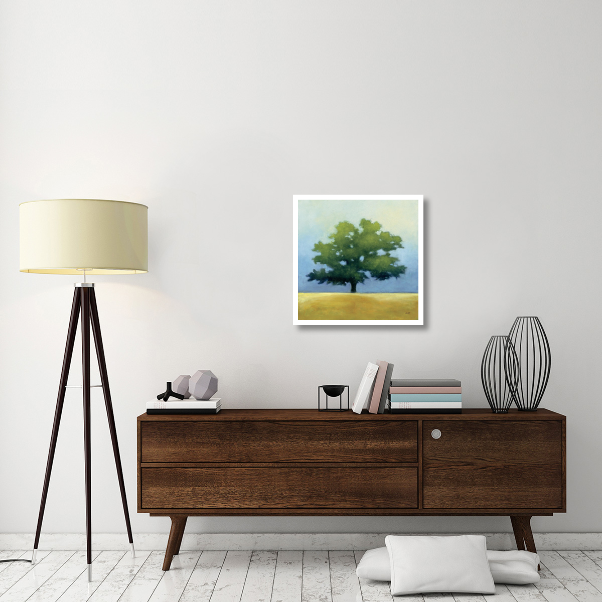 Under the Oak I -Paper Art-26&quotx26"