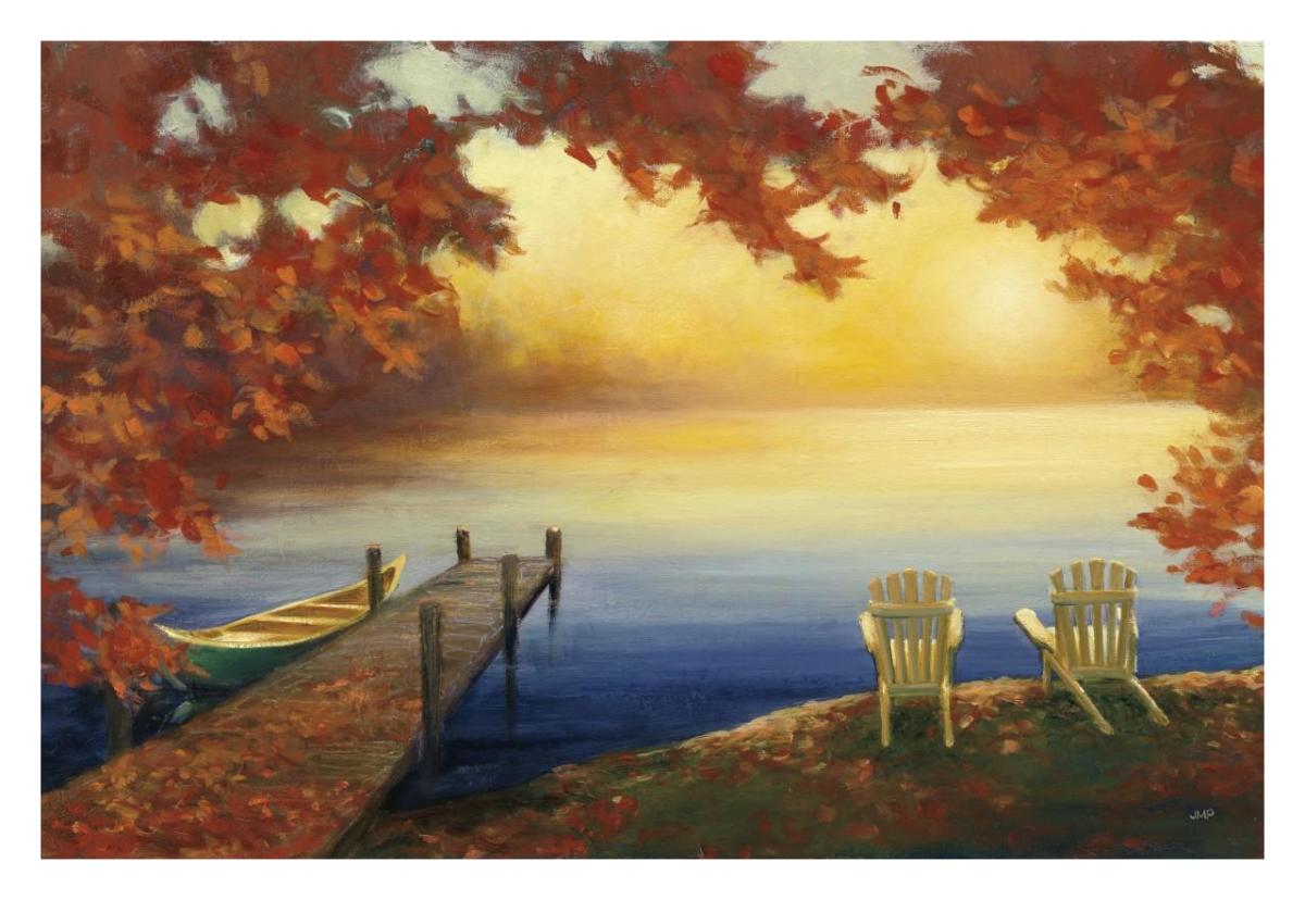 Autumn Glow Crop v2 -Paper Art-32"x22"