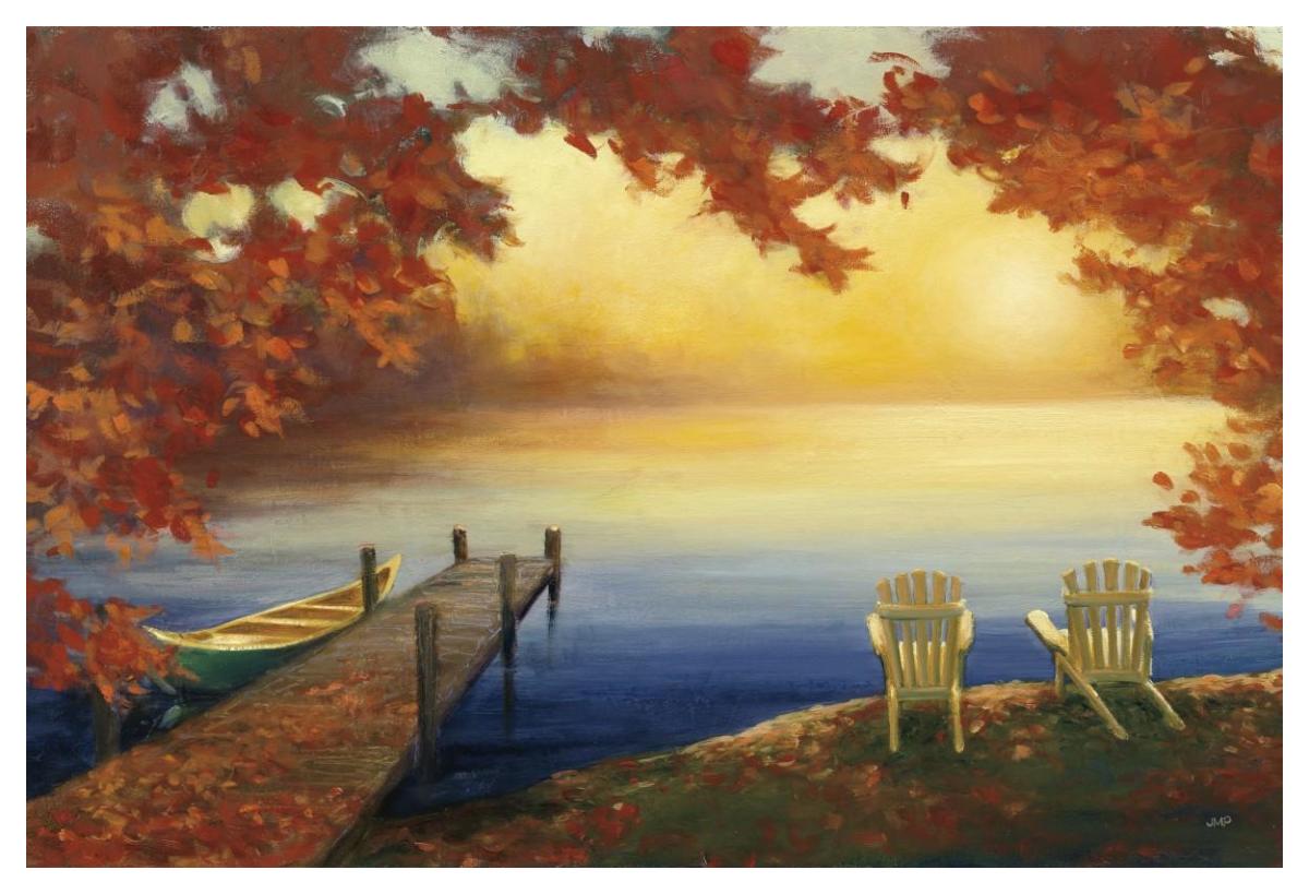 Autumn Glow Crop v2 -Paper Art-50"x34"