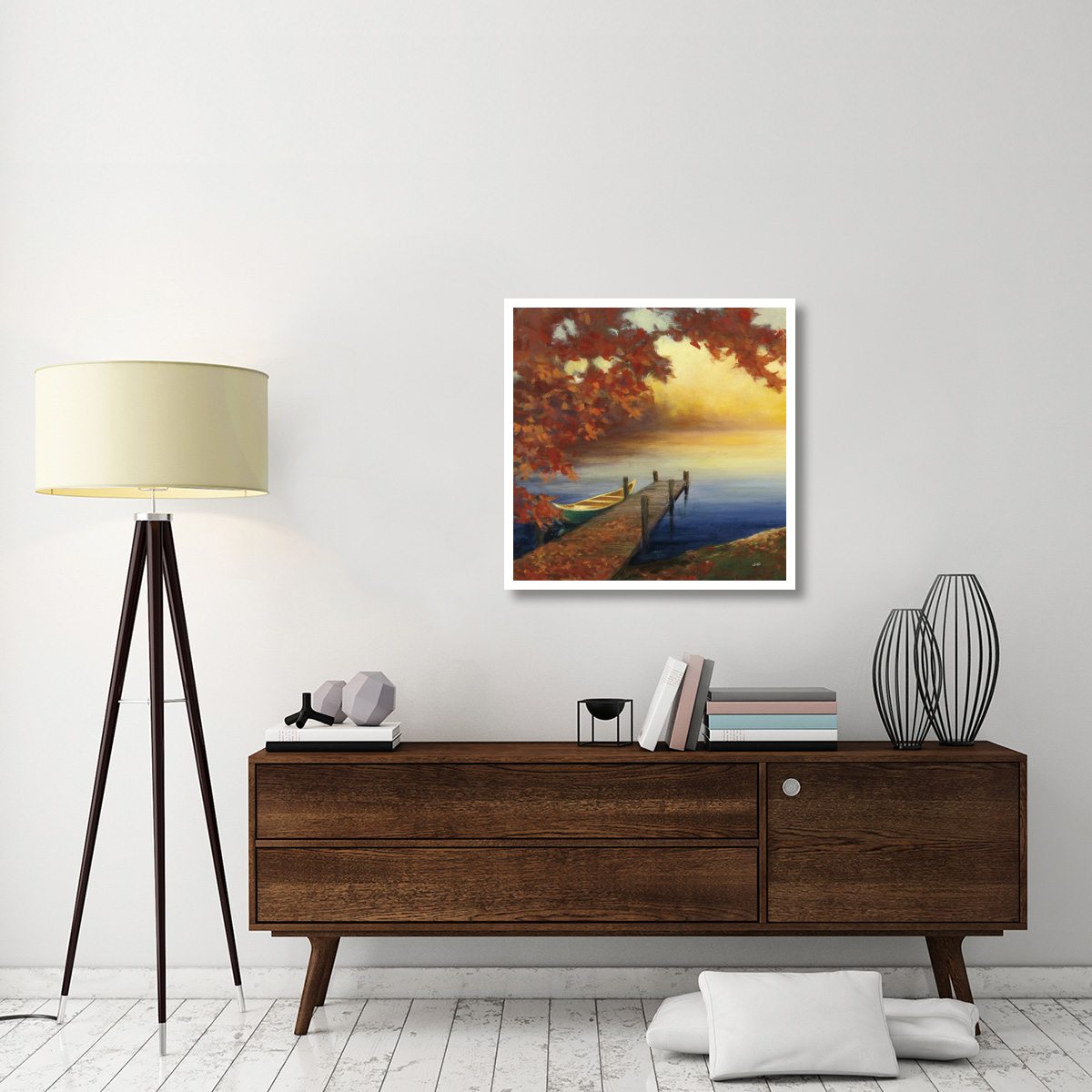 Autumn Glow III -Paper Art-32&quotx32"
