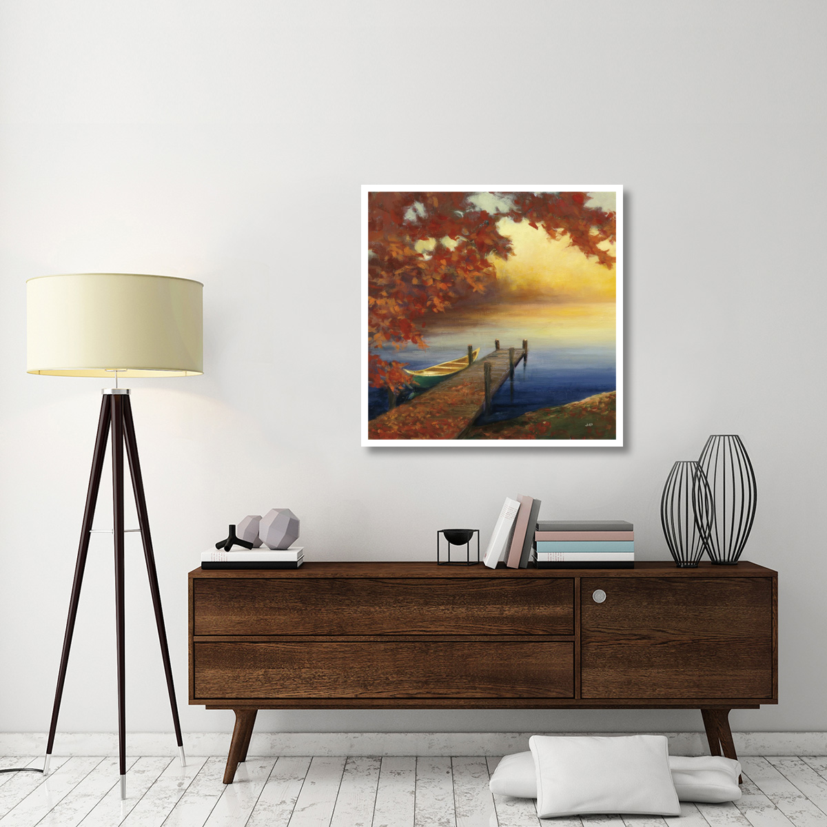 Autumn Glow III -Paper Art-38&quotx38"