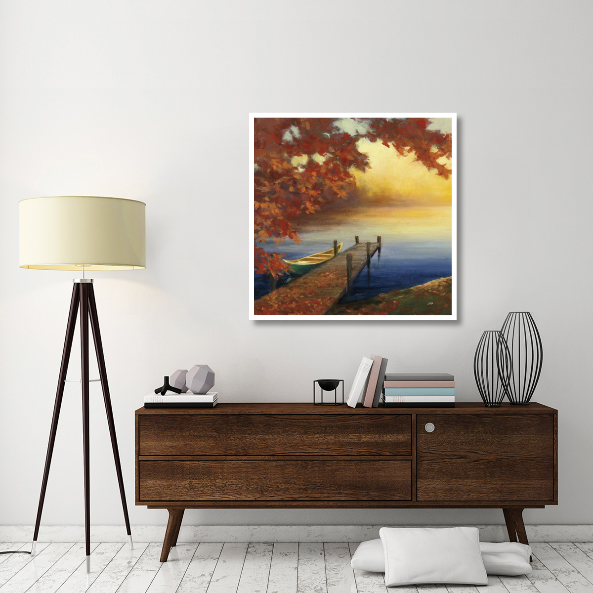 Autumn Glow III -Paper Art-42&quotx42"