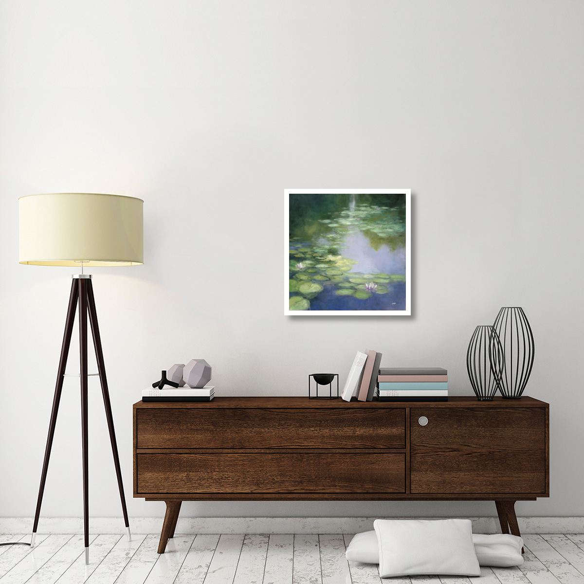 Blue Lily I -Paper Art-26&quotx26"