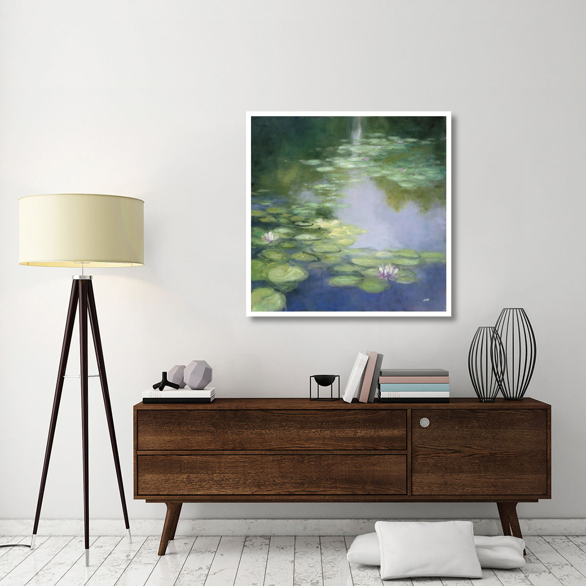 Blue Lily I -Paper Art-42&quotx42"