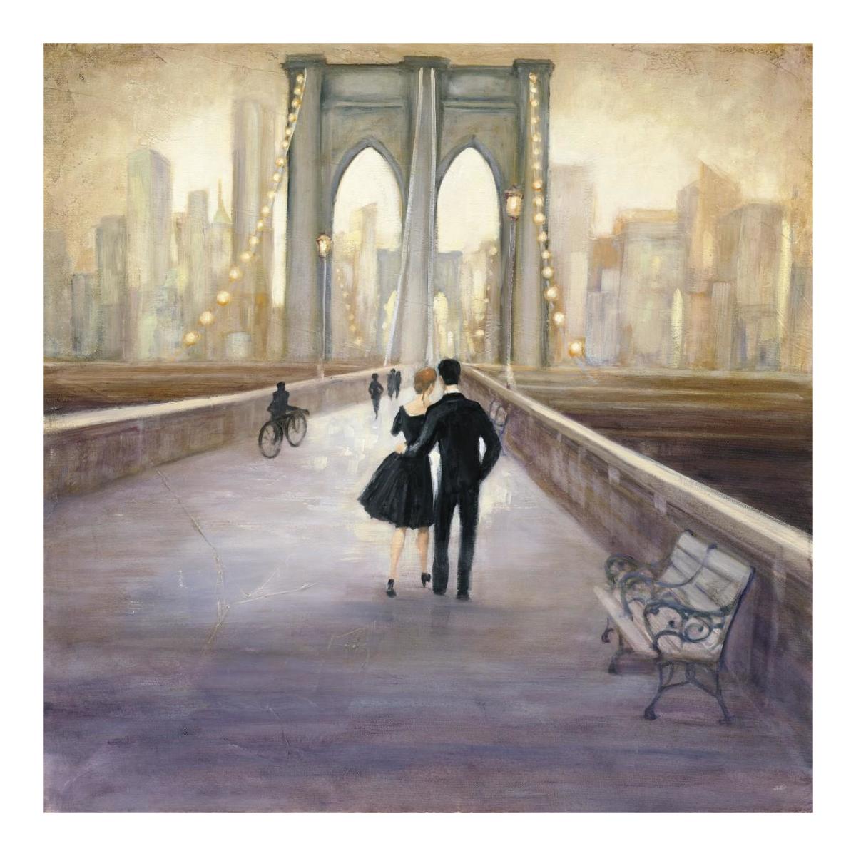 Bridge to NY -Paper Art-20"x20"