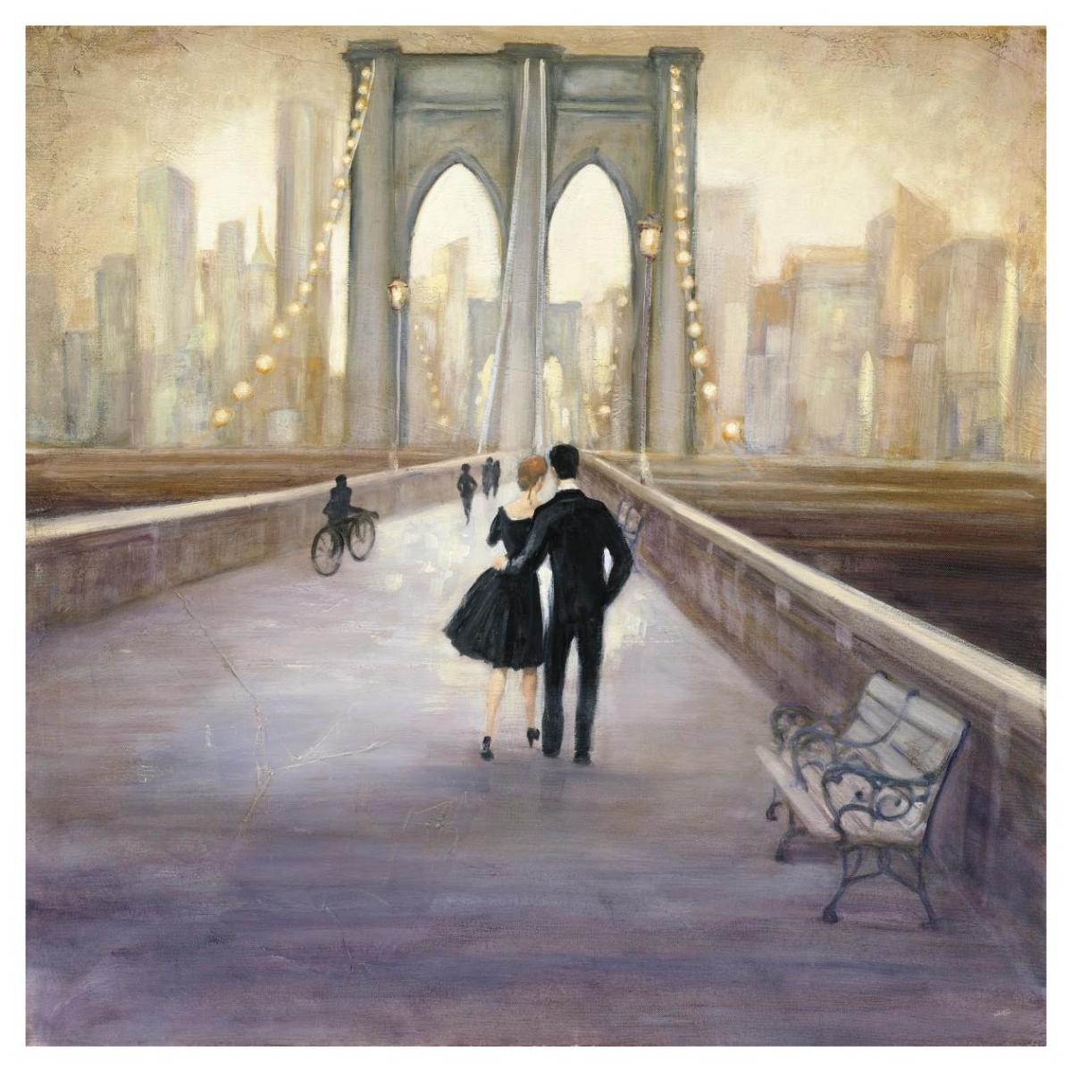 Bridge to NY -Paper Art-42"x42"