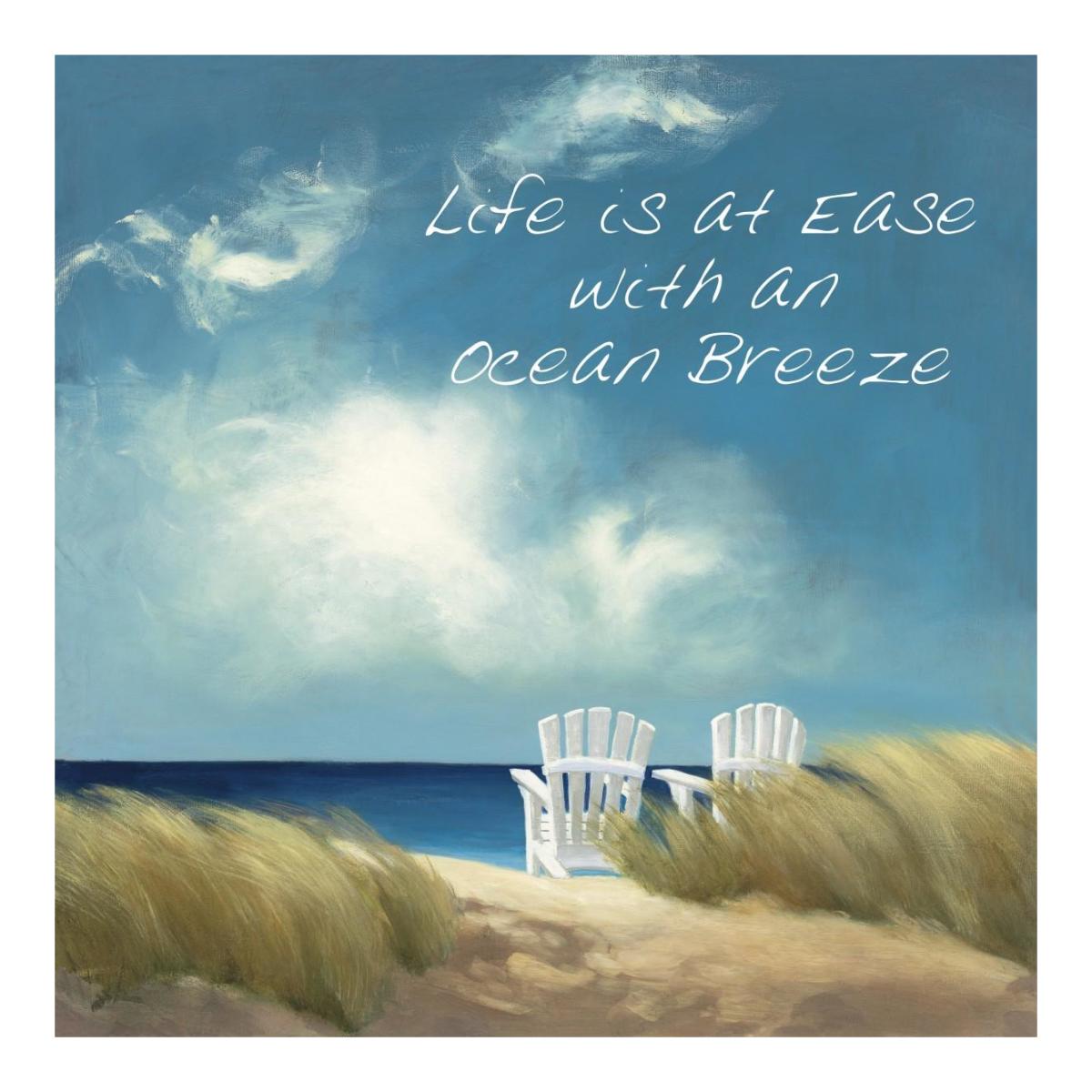 A Perfect Day Ocean Breeze -Paper Art-20"x20"