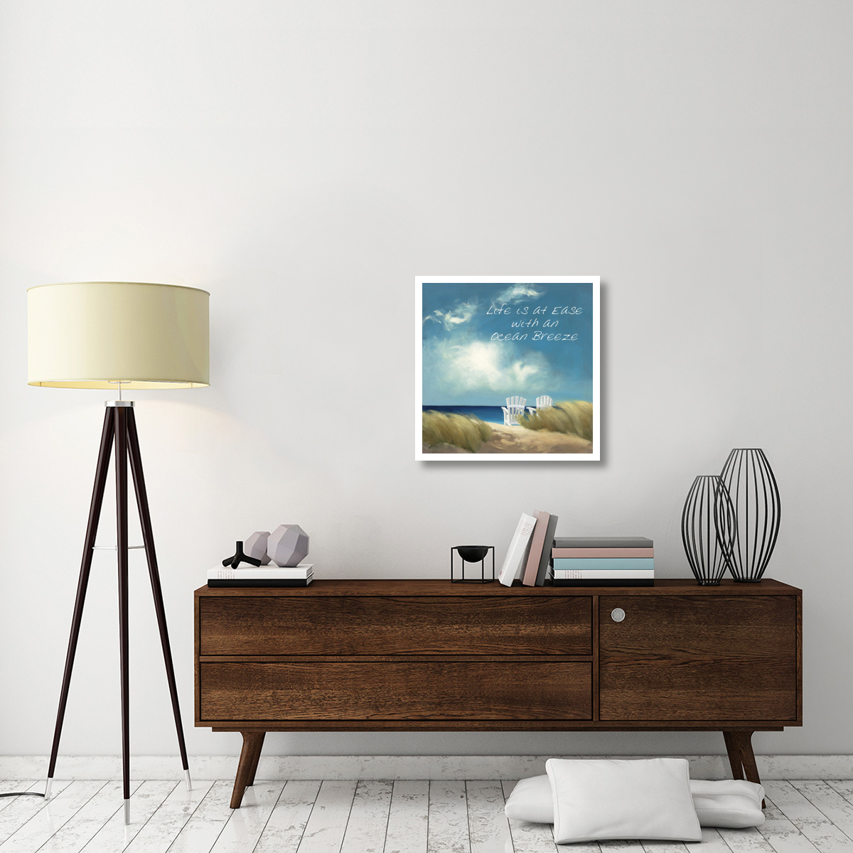 A Perfect Day Ocean Breeze -Paper Art-26&quotx26"