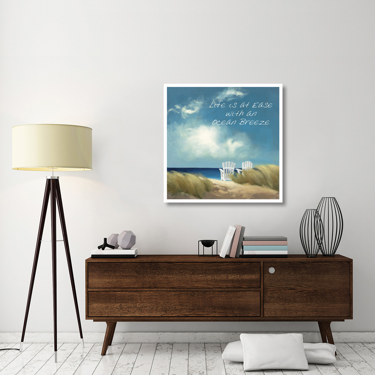 A Perfect Day Ocean Breeze -Paper Art-38&quotx38"