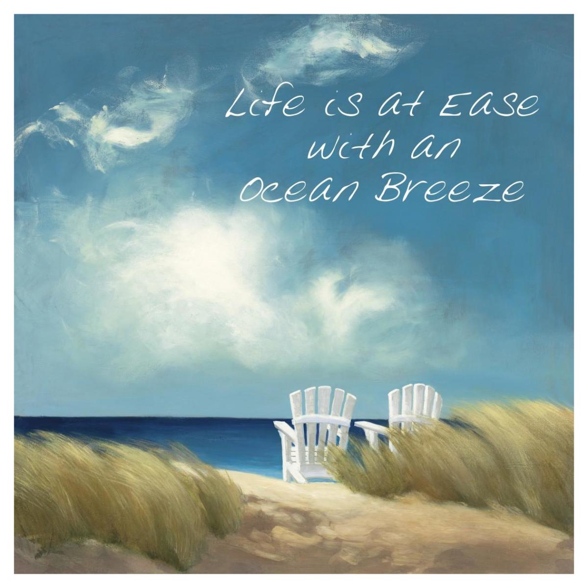 A Perfect Day Ocean Breeze -Paper Art-42"x42"