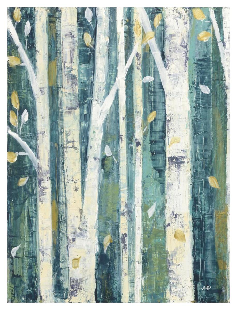 Birches in Spring II -Paper Art-32"x42"