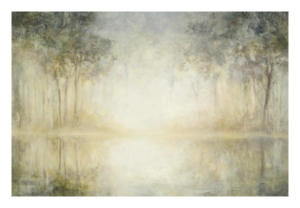 Morning Mist -Paper Art-26"x18"