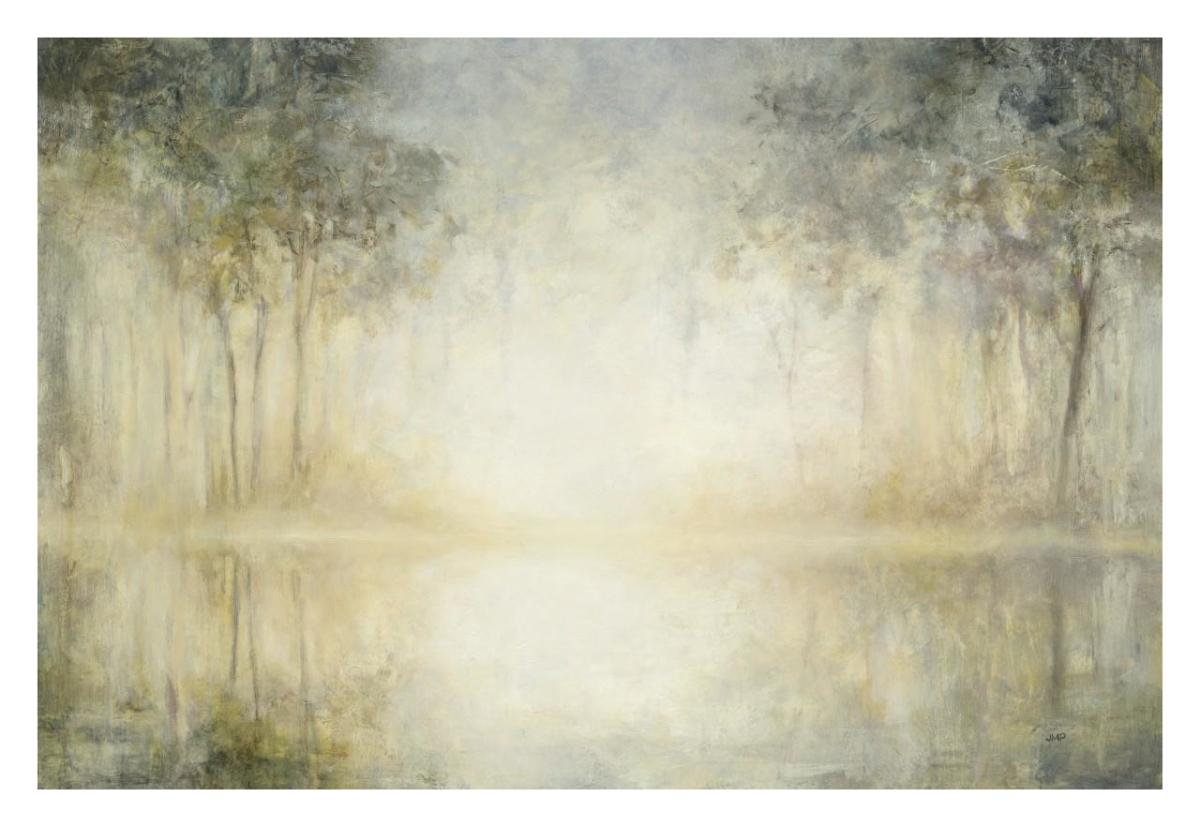 Morning Mist -Paper Art-32"x22"