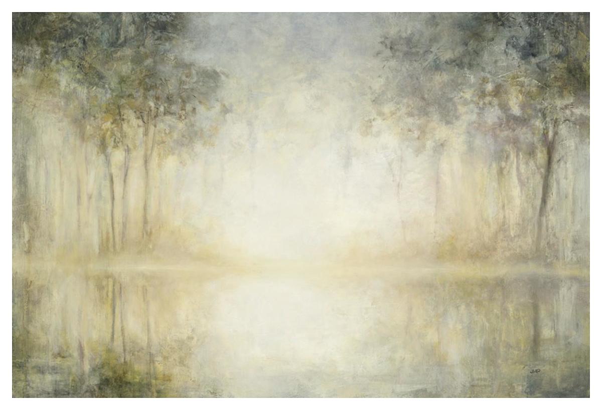 Morning Mist -Paper Art-50"x34"