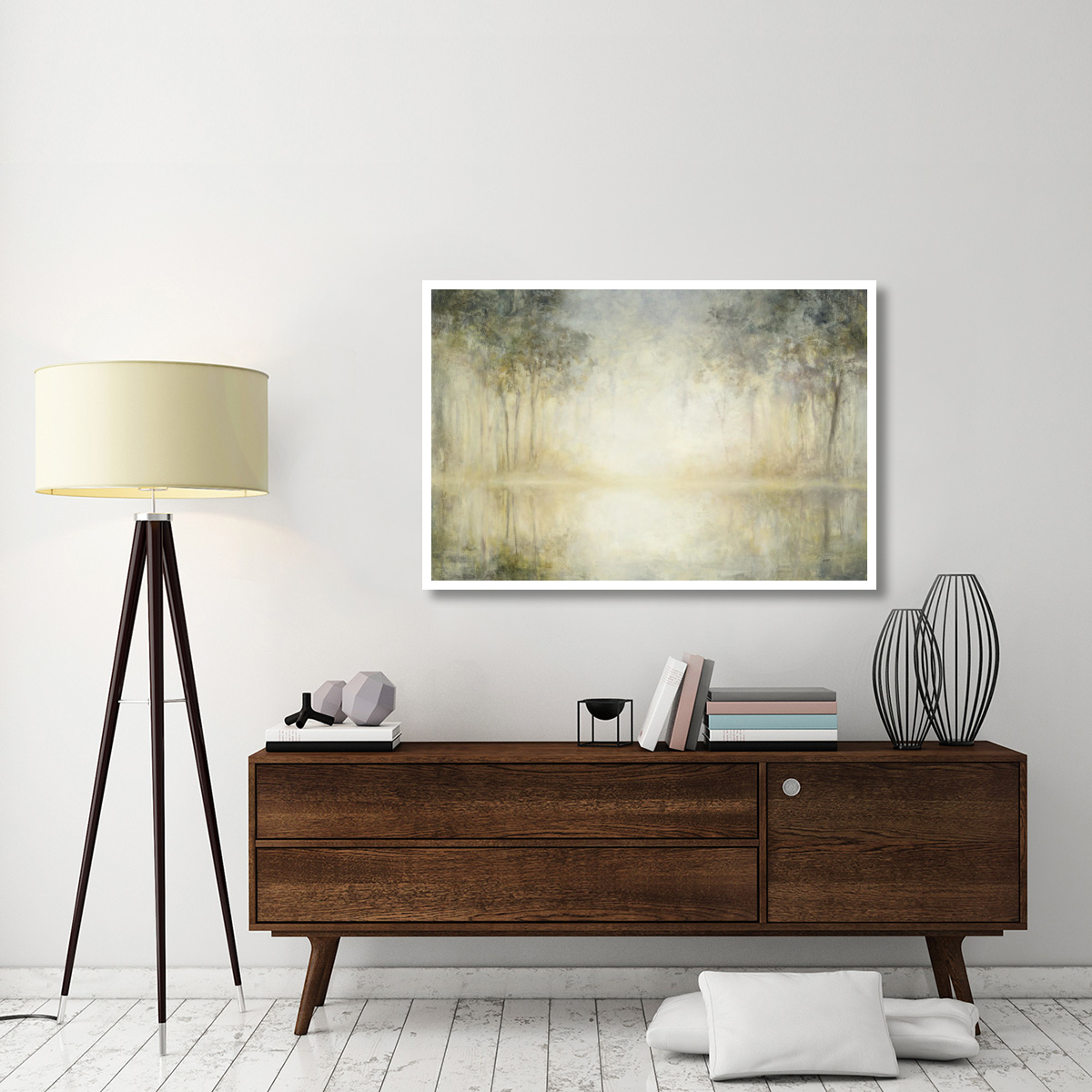Morning Mist -Paper Art-50&quotx34"