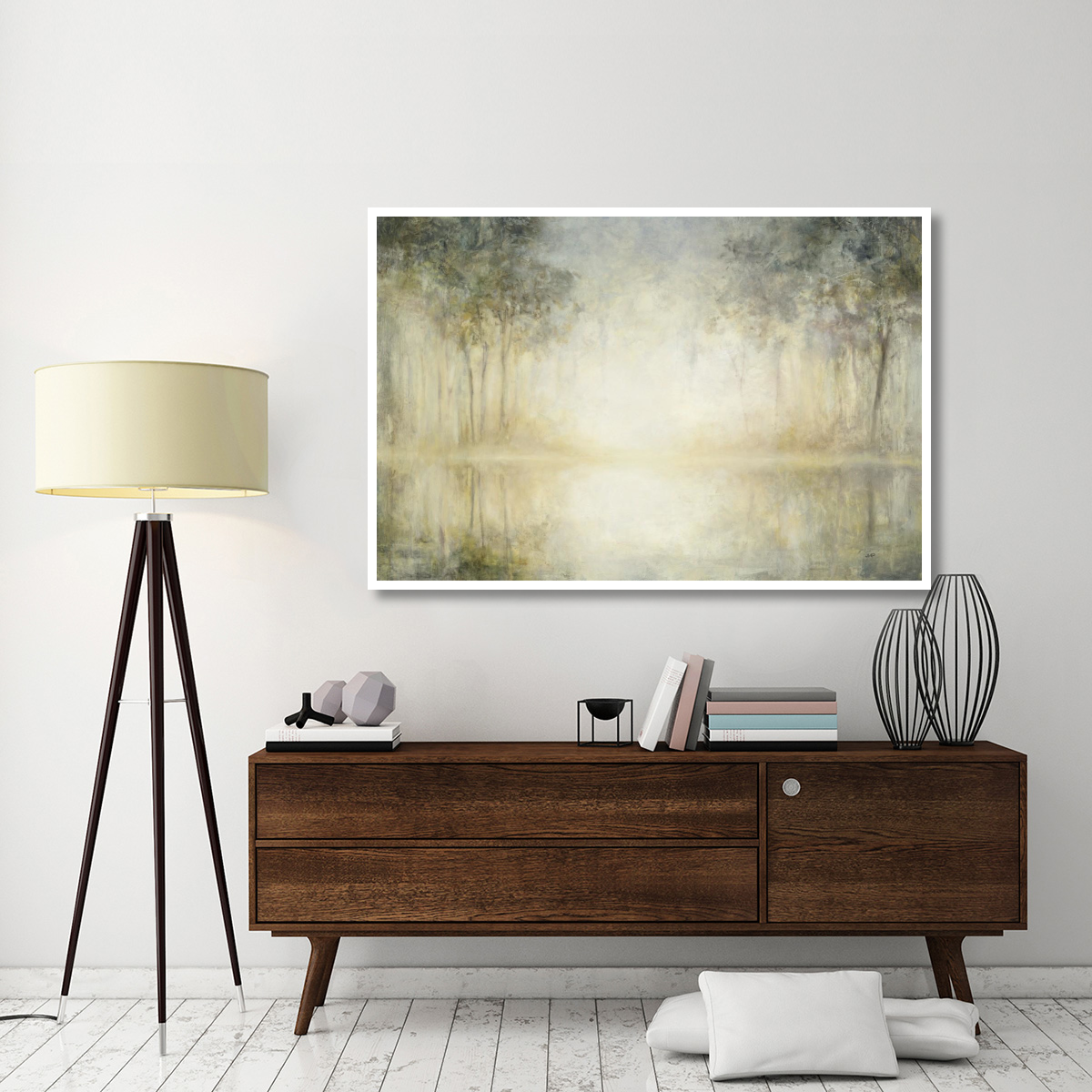 Morning Mist -Paper Art-62&quotx42"