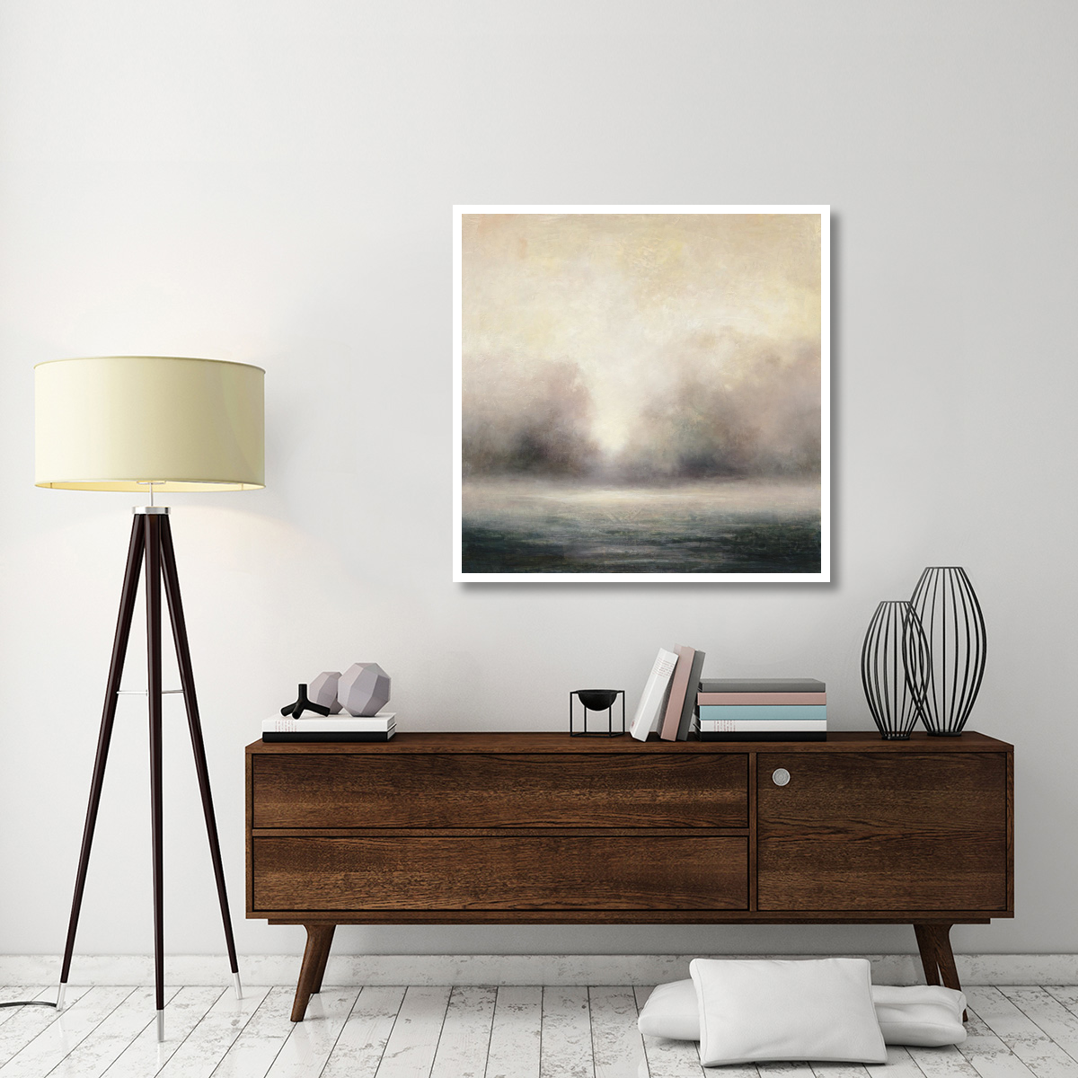 Waters Edge -Paper Art-42&quotx42"