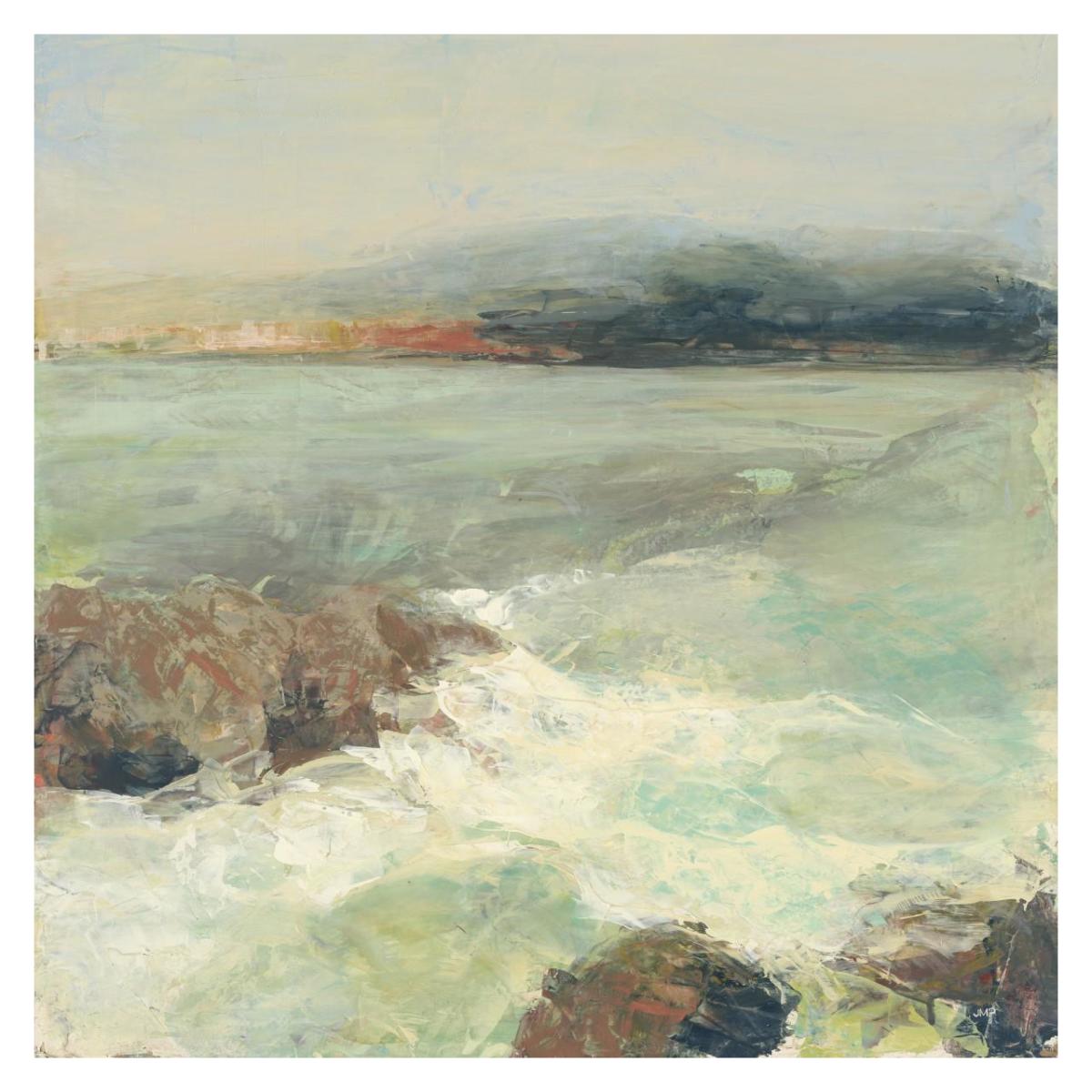 Point Lobos Crop -Paper Art-32"x32"