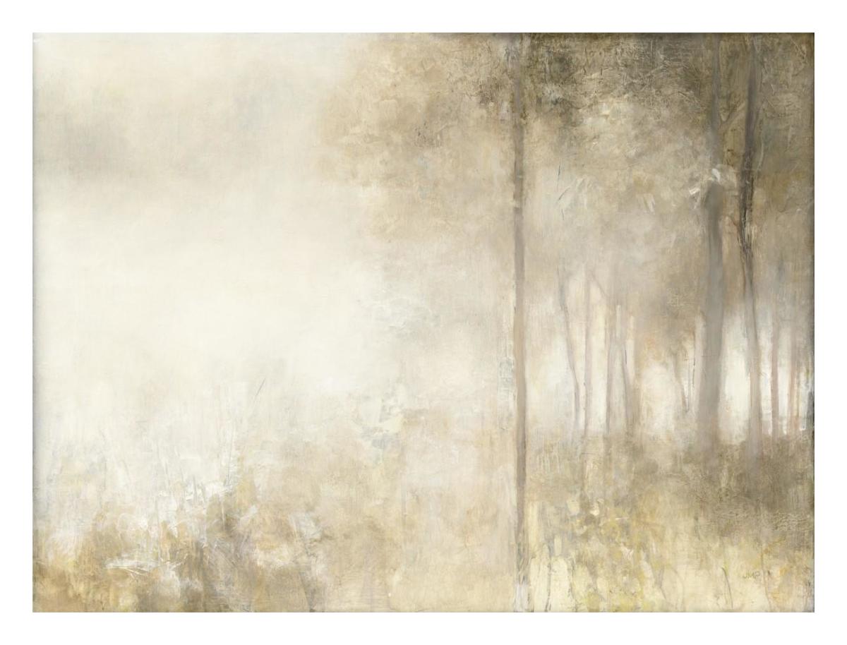 Edge of the Woods -Paper Art-26"x20"