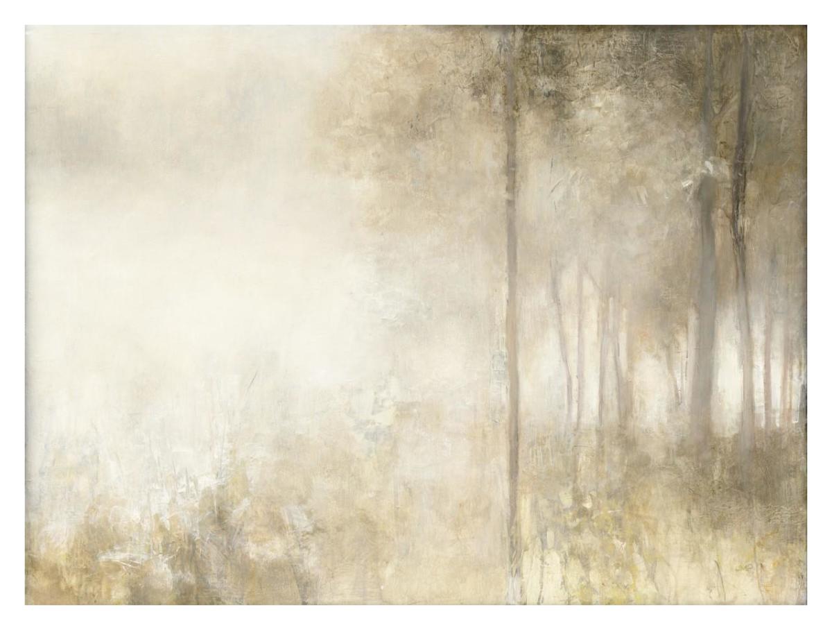 Edge of the Woods -Paper Art-34"x26"