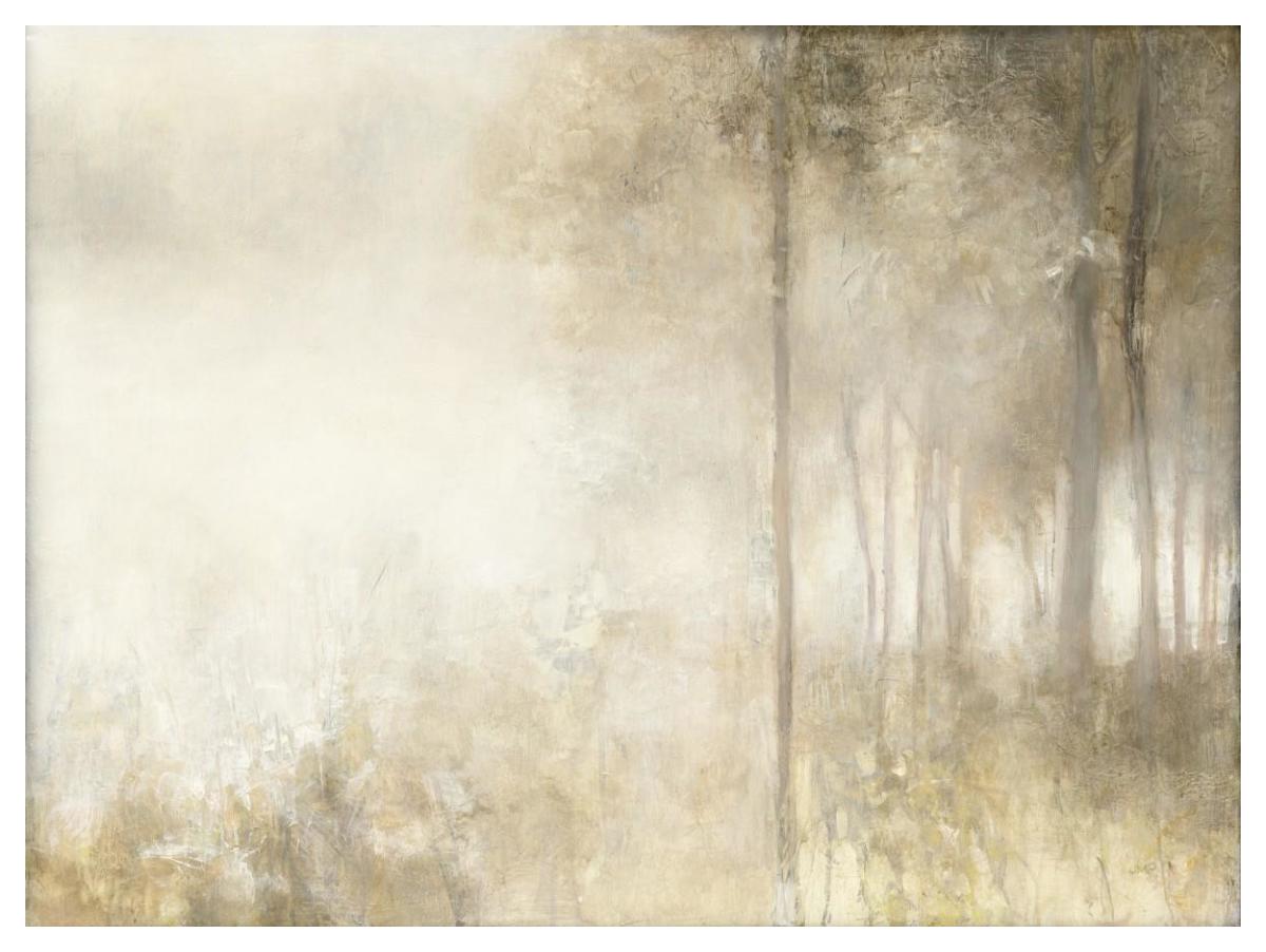 Edge of the Woods -Paper Art-50"x38"