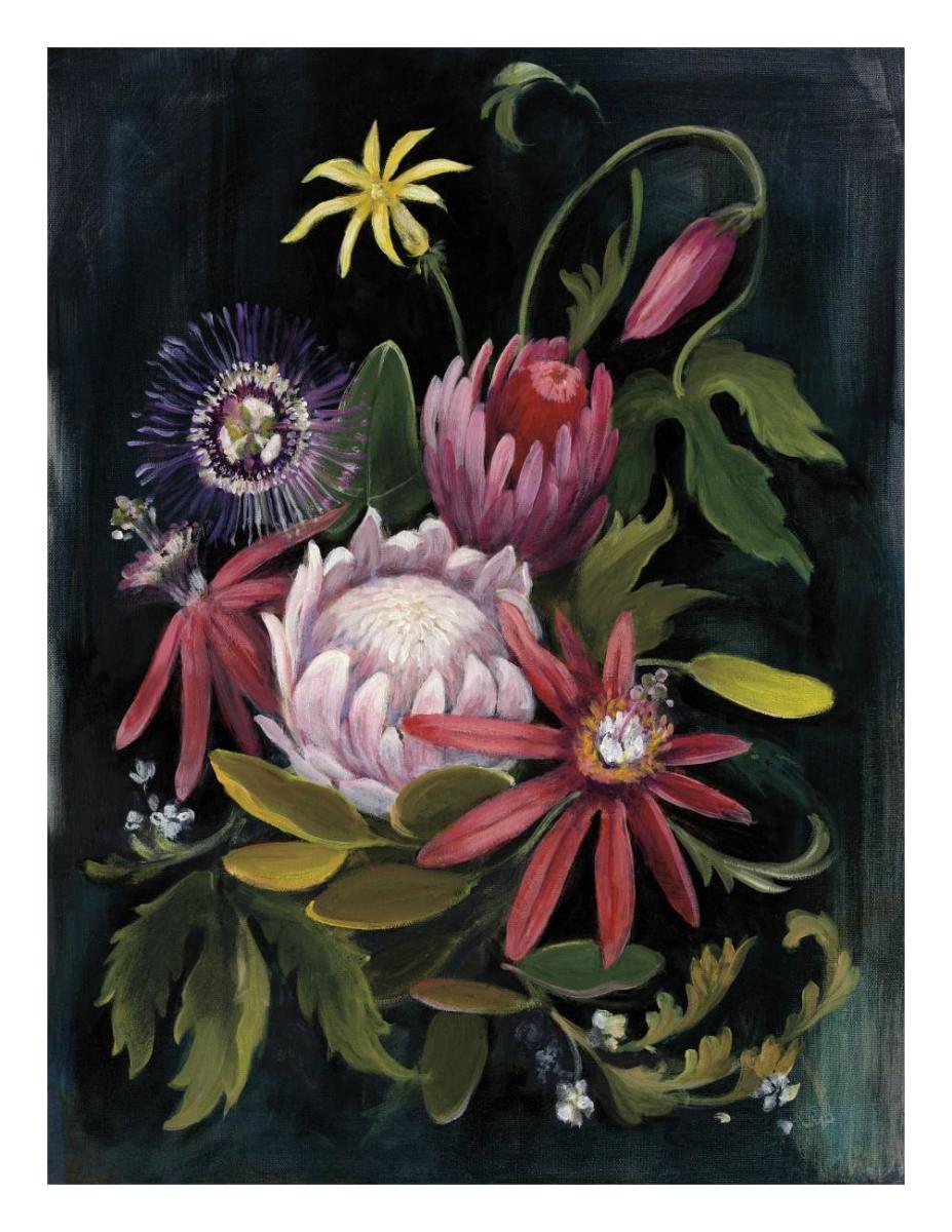 Flower Show II -Paper Art-20"x26"