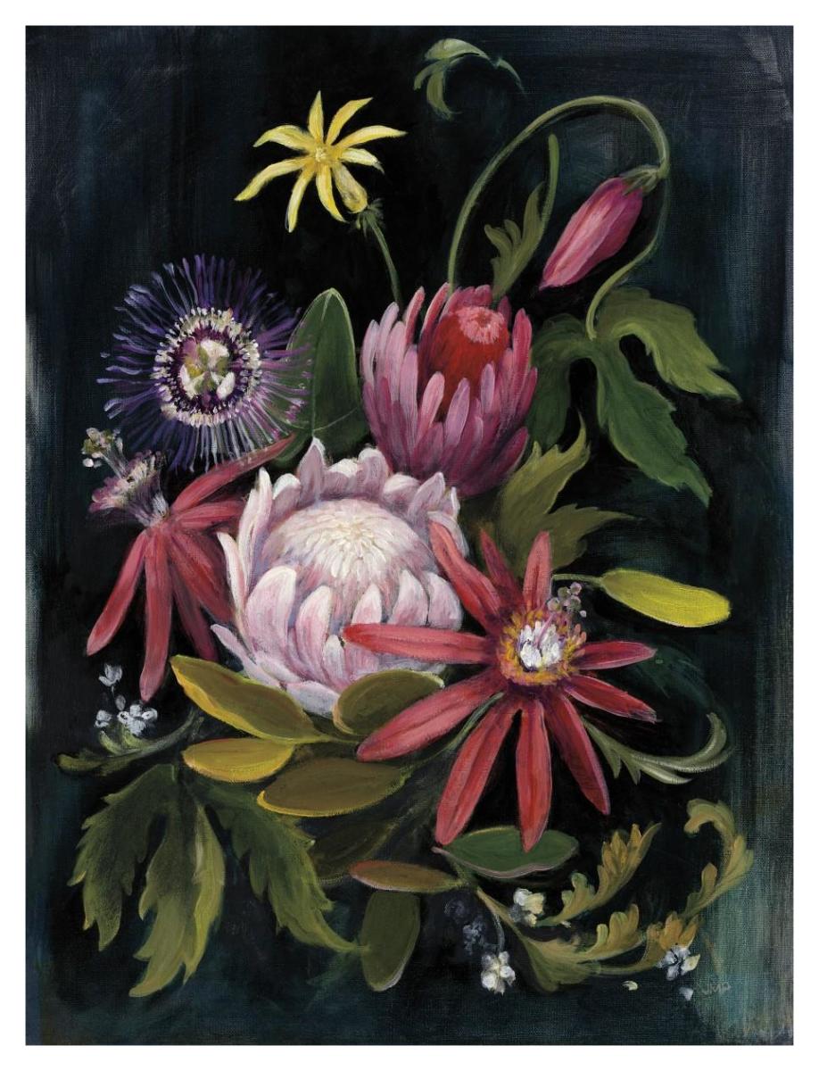 Flower Show II -Paper Art-32"x42"