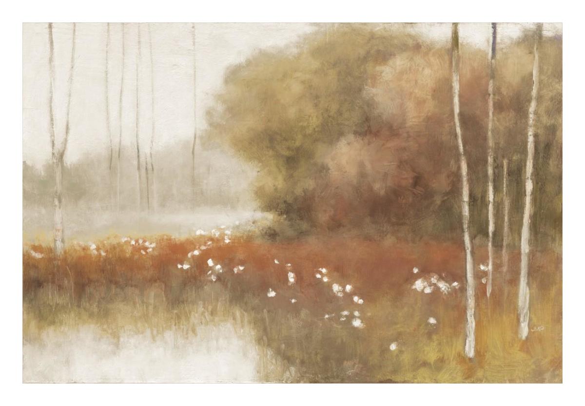 Autumn Midst -Paper Art-26"x18"