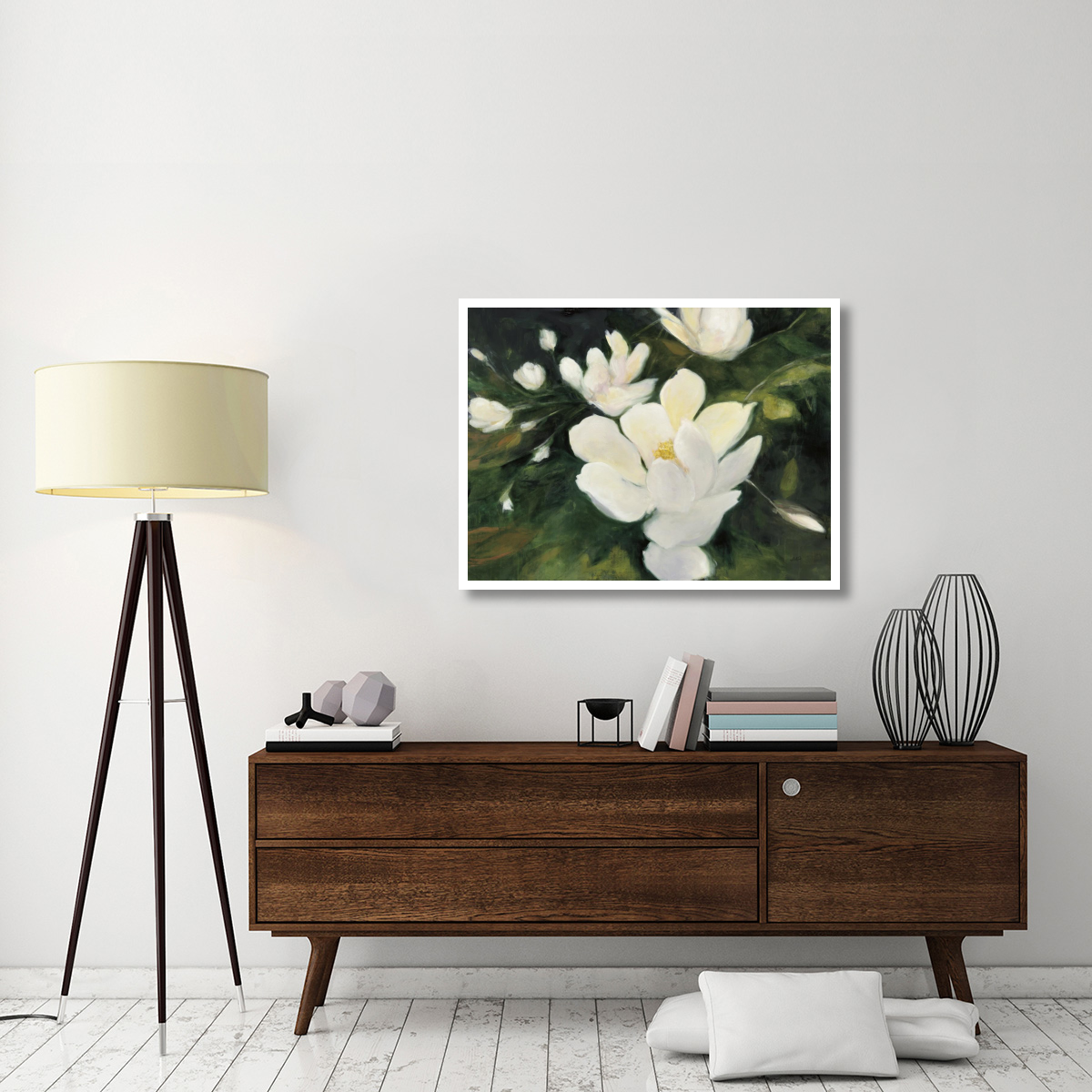 Magnolia Blooms -Paper Art-42&quotx32"