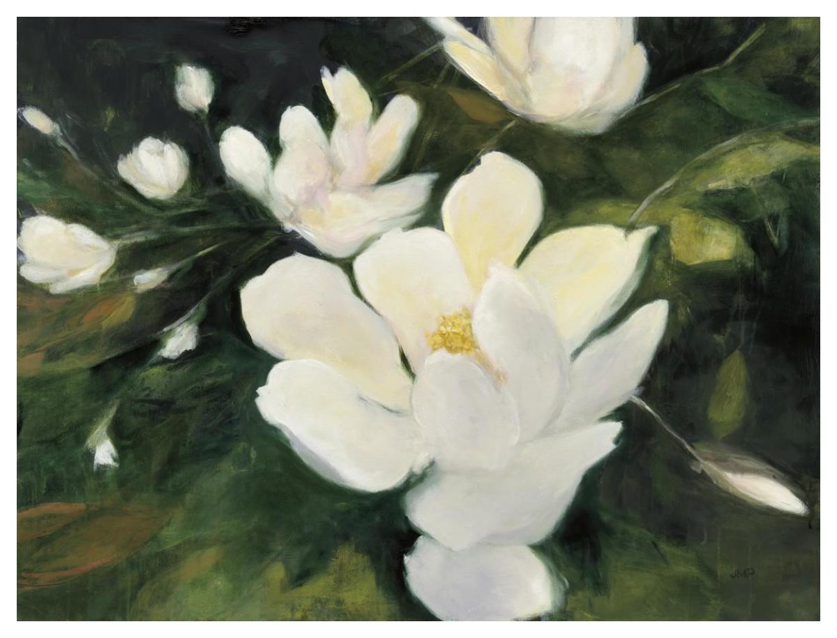 Magnolia Blooms -Paper Art-50"x38"